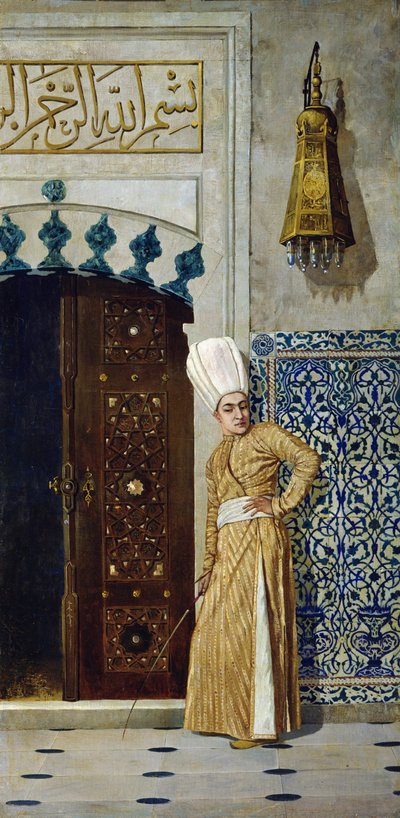 A Eunuch Before the Door of the Harem by Vasili Vasilievich Vereshchagin
